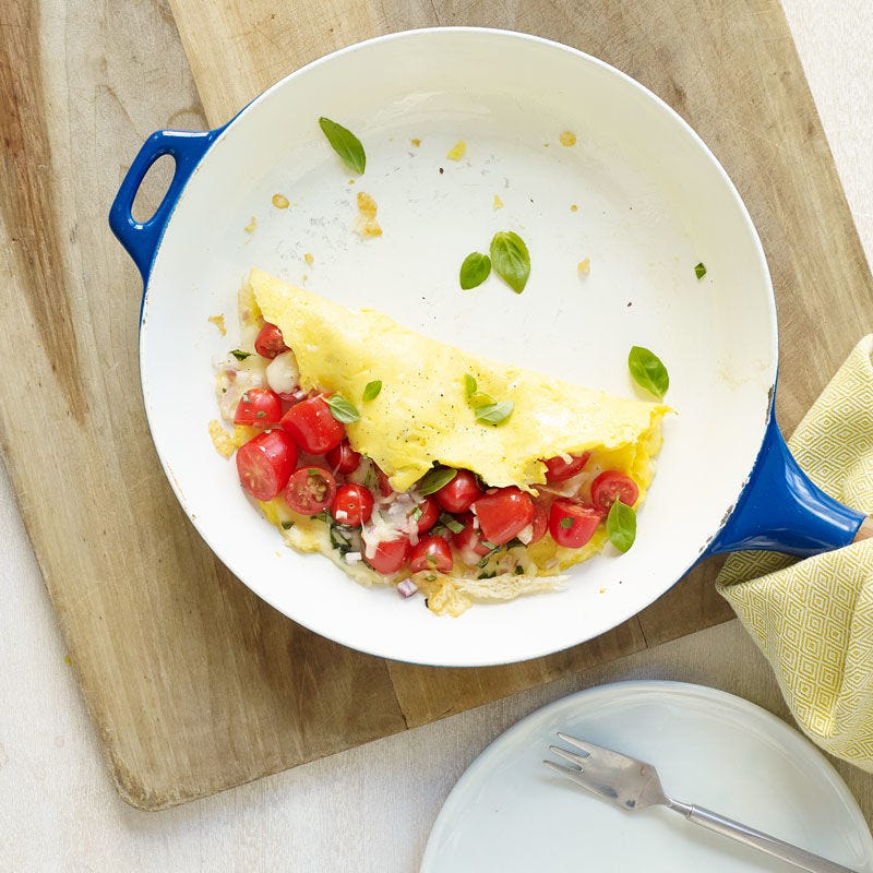 Photo of Italian Omelette with Tomato & Mozzarella by WW