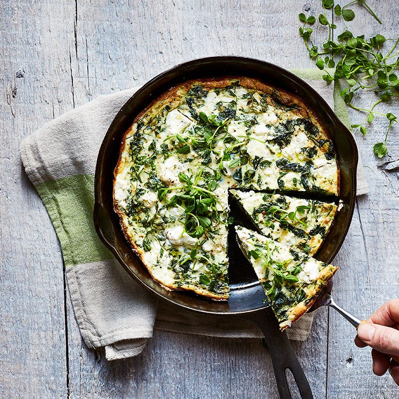 Photo de Pâté aux épinards, aux pousses de pois et aux herbes printanières par WW