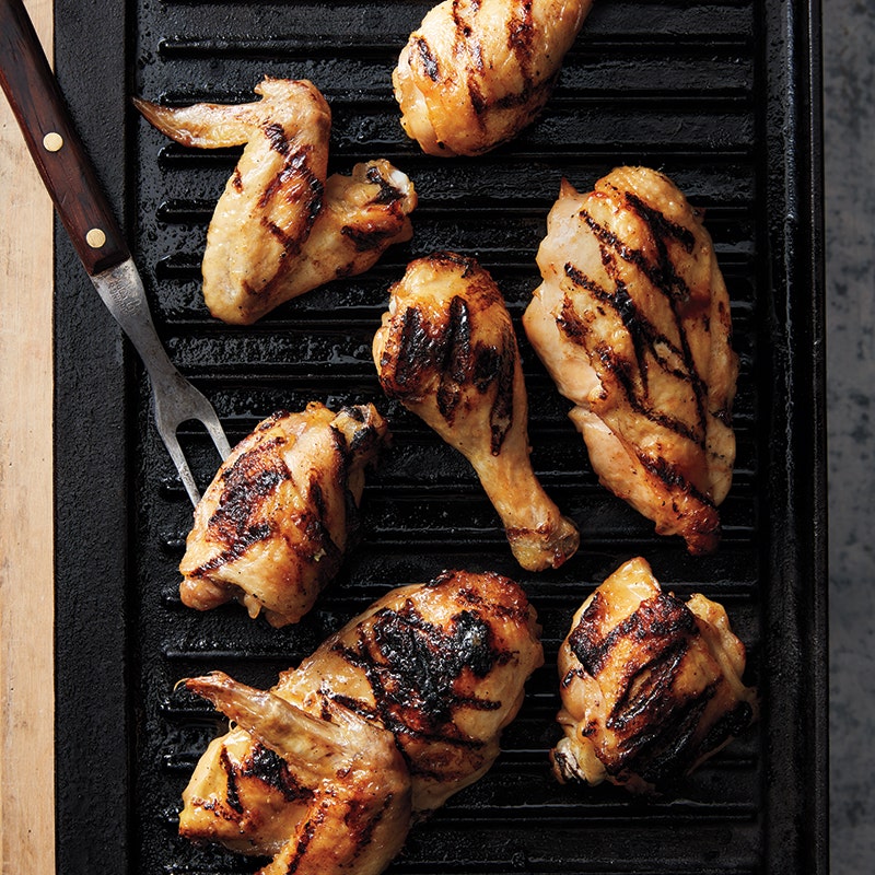 Brown sugar–brined chicken