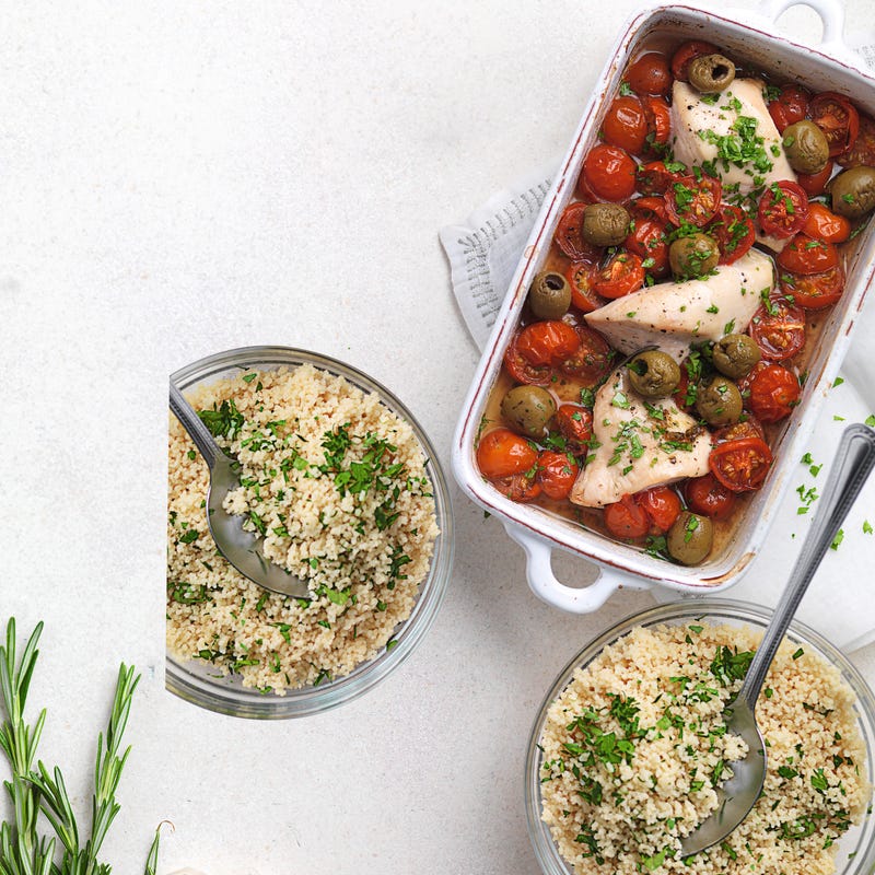Photo de/du Poulet à la tomate et aux olives par WW