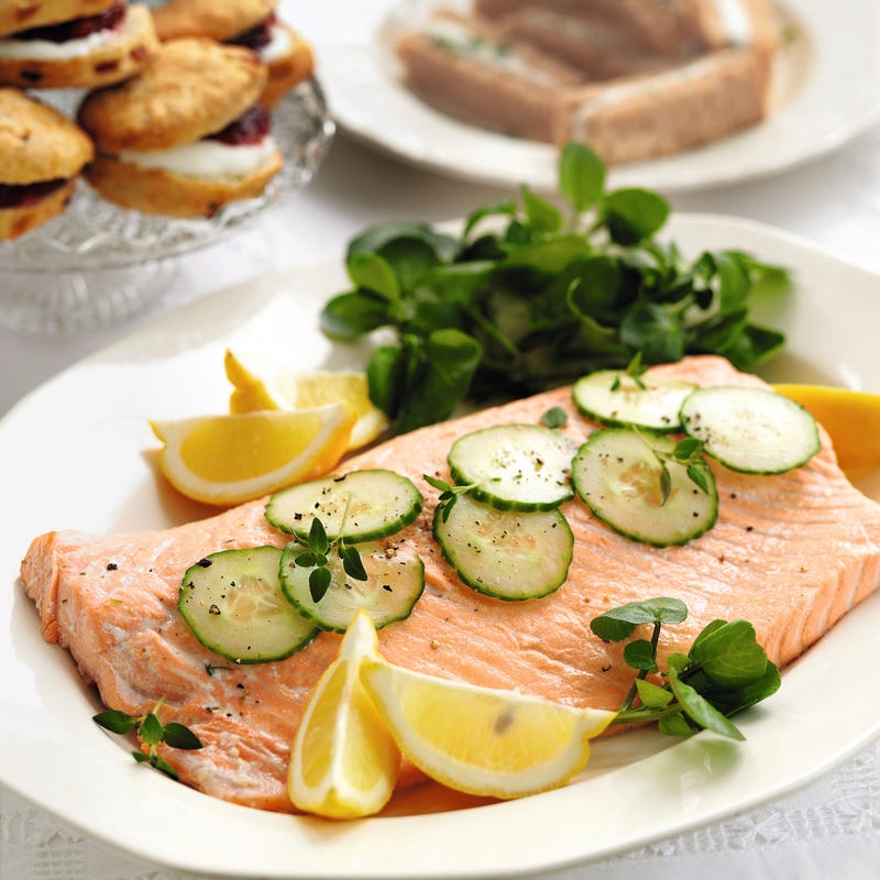 Photo de/du Saumon poché aux herbes par WW