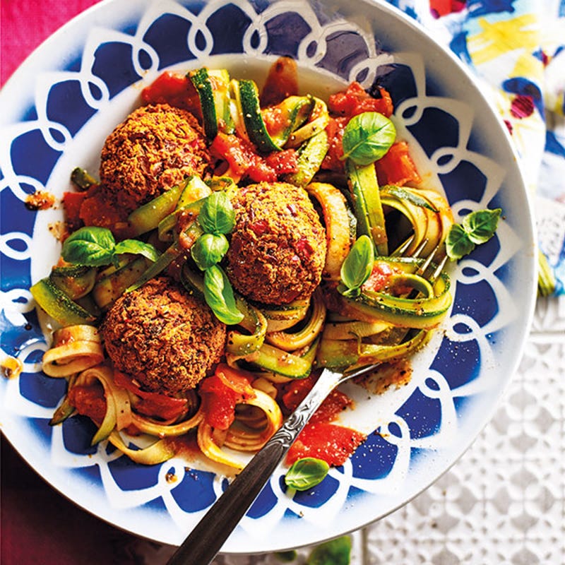 Photo de/du Spaghettis de courgettes et boulettes aux légumes par WW