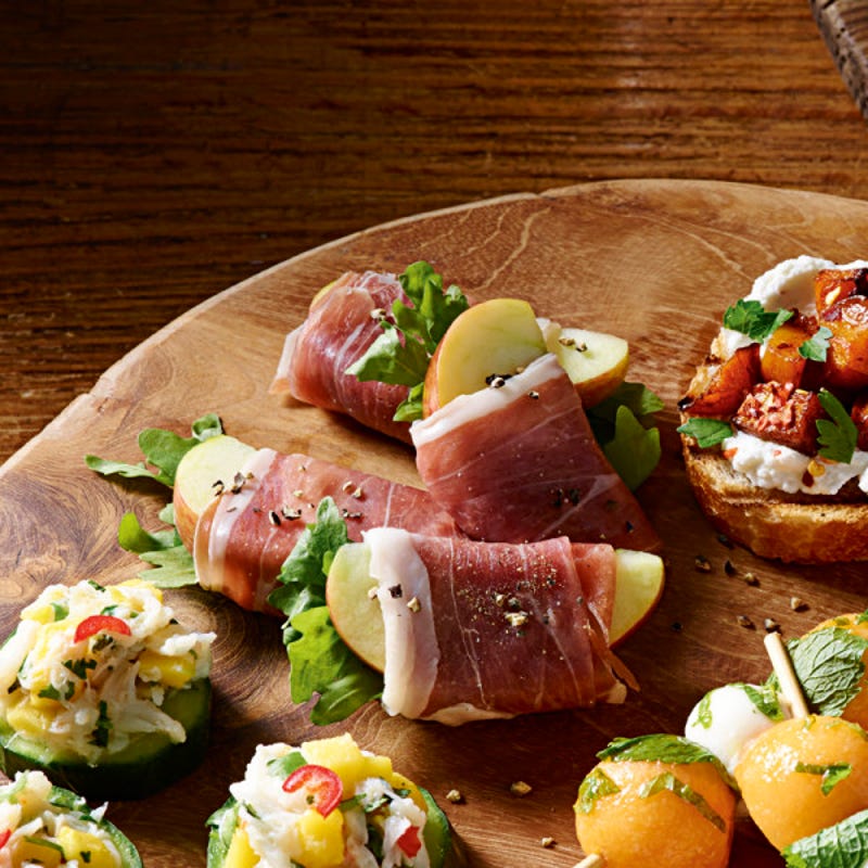 Photo de/du Roulés de jambon de Parme aux pommes par WW