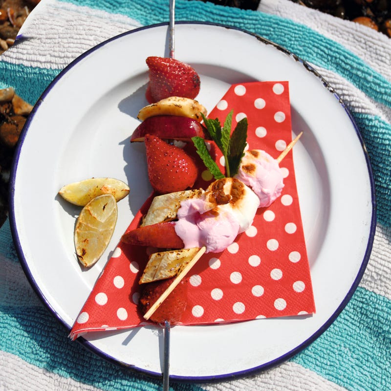 Photo de/du Brochettes de fruits et marshmallows par WW