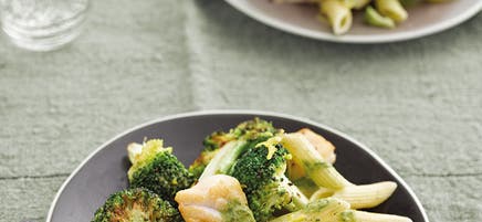 Pâtes au brocoli et colin