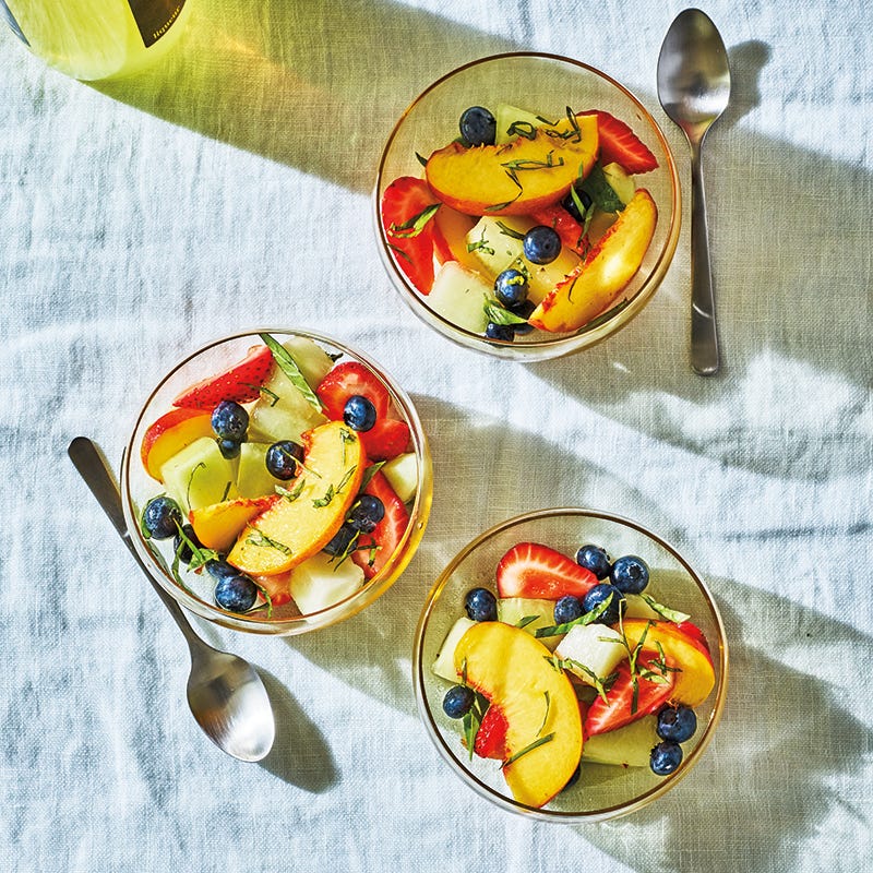 Fruit salad with limoncello