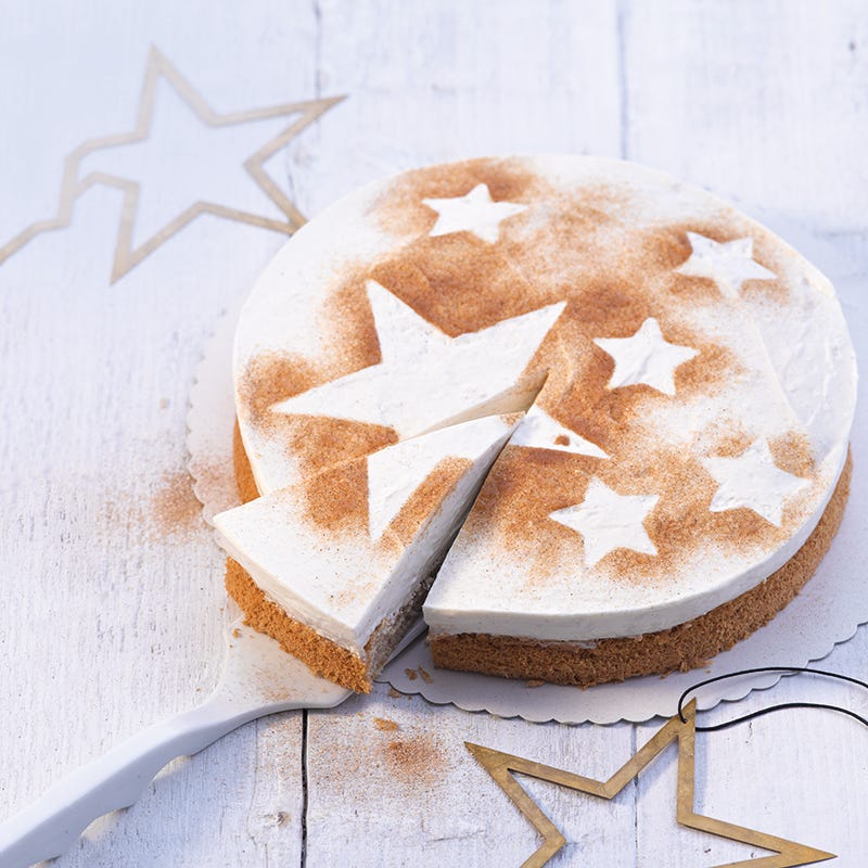 Photo de Tarte au fromage blanc et étoiles de cannelle prise par WW