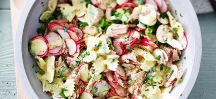 Salade de pâtes au thon