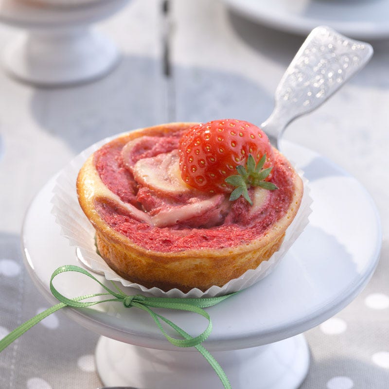 Strawberry- Cheesecake-Muffins