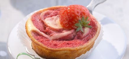 Strawberry- Cheesecake-Muffins