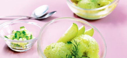 Sorbet au concombre