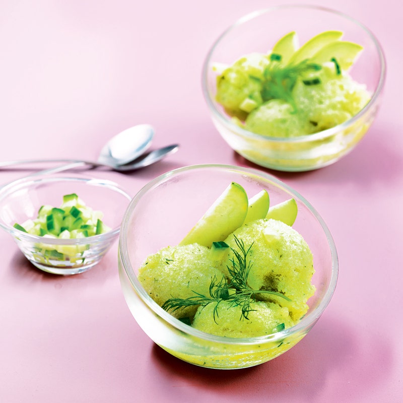 Sorbet au concombre