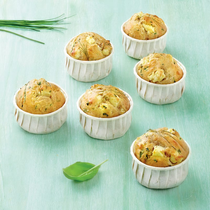 Photo de/du Muffins à la feta et aux herbes fraîches par WW