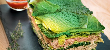 Millefeuille de chou au bœuf