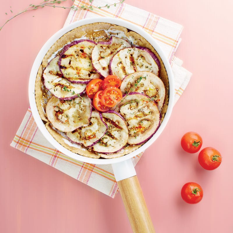 Photo de/du Tarte aux aubergines à la poêle par WW