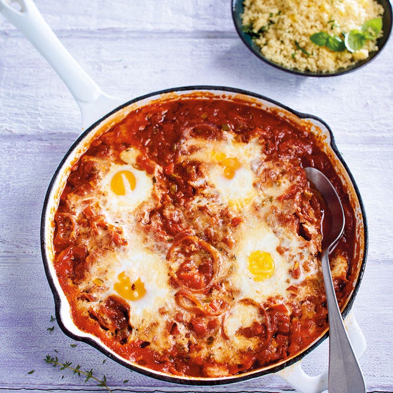Shakshuka mit Couscous