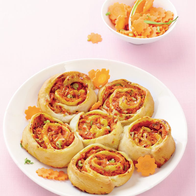 Photo de/du Pizza en fleur de carottes par WW