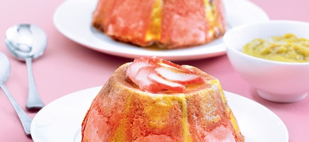 Charlottes à la rhubarbe à ma façon