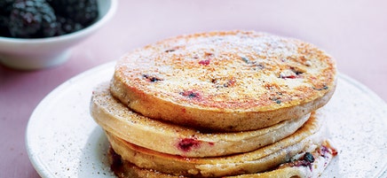 Pancakes aux mûres