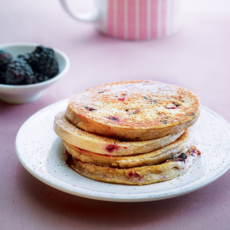 Pancakes aux mûres