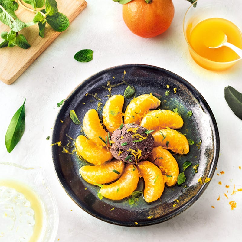 Photo de/du Rosace de clémentines par WW