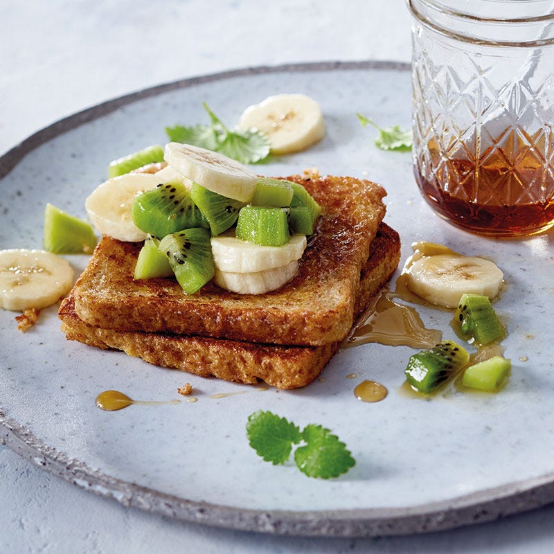Fotzelschnitten mit Ahornsirup / French Toast mit Ahornsirup