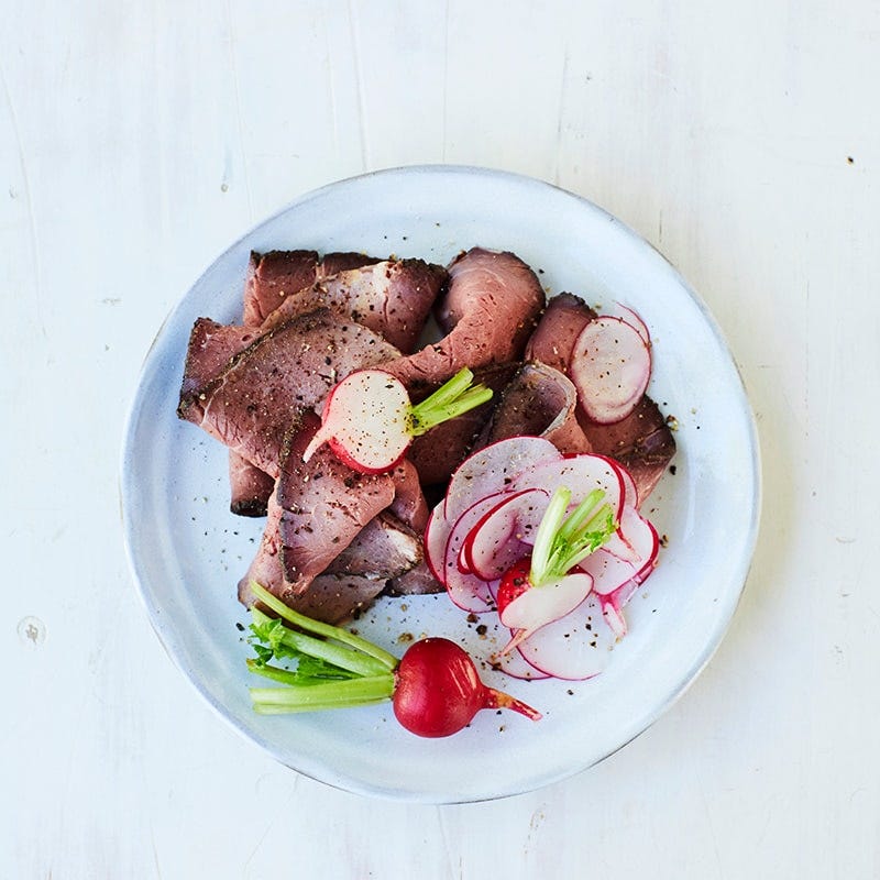 Photo of Rare roast beef and radish by WW