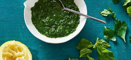 Lemon-herb sauce