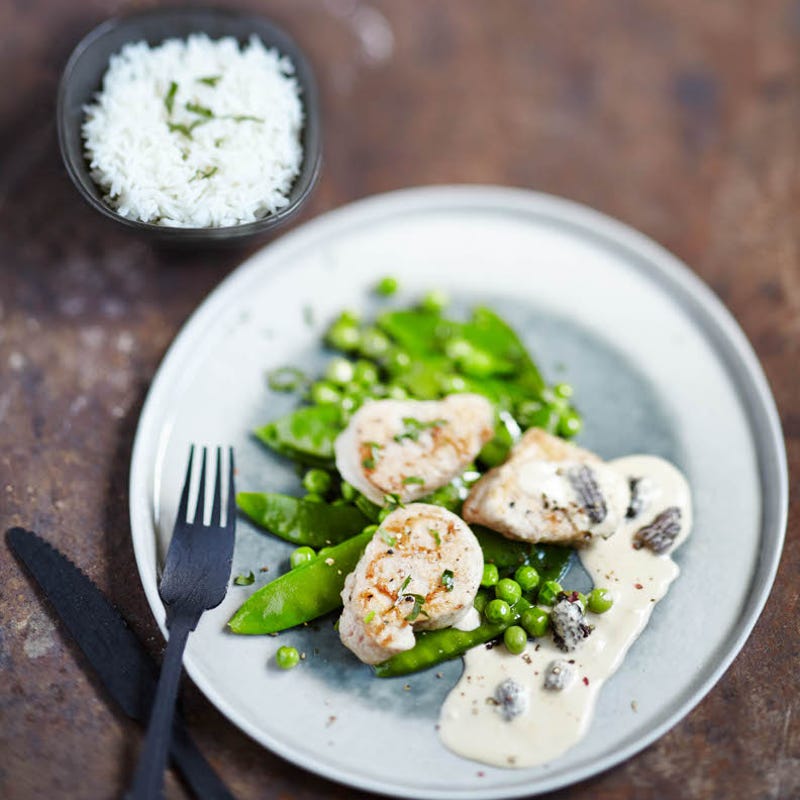 Schweinefilet mit Morcheln