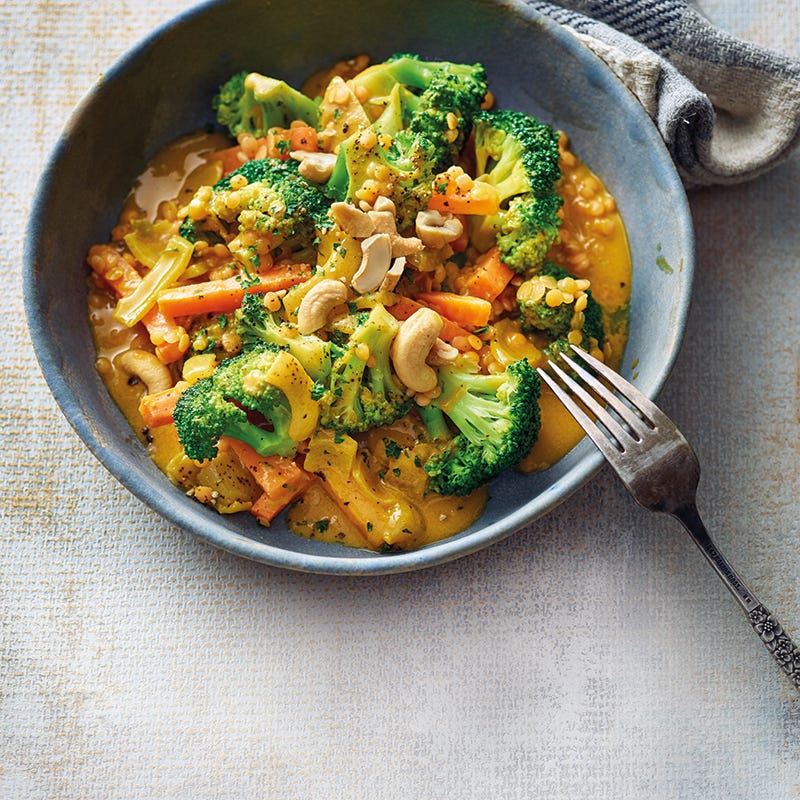 Foto van Broccolicurry met rode linzen door WW