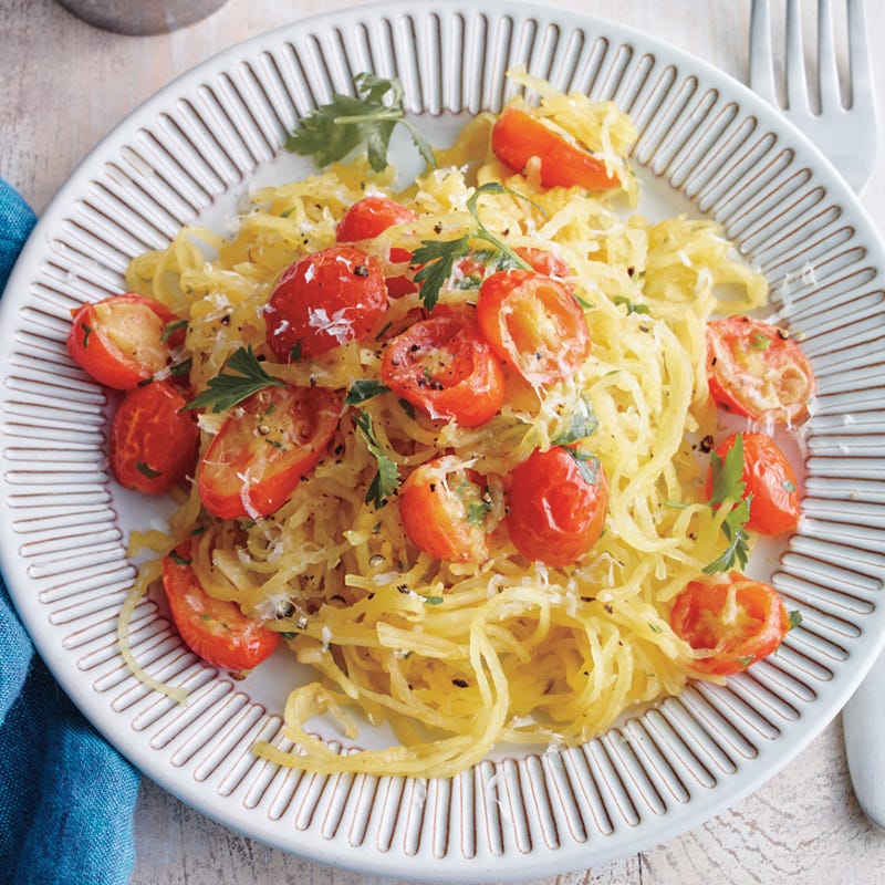 Photo of Spaghetti squash with cherry tomatoes, parsley & Parmesan by WW