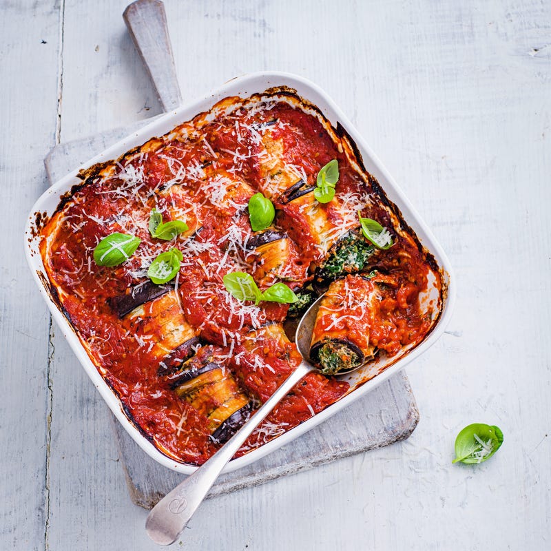 Photo of Aubergine roll ups by WW