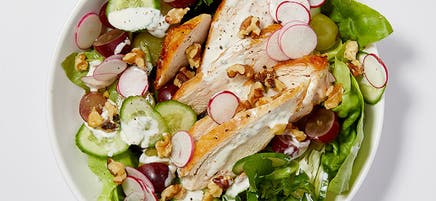 Chicken, Grape, and Toasted Walnut Salad