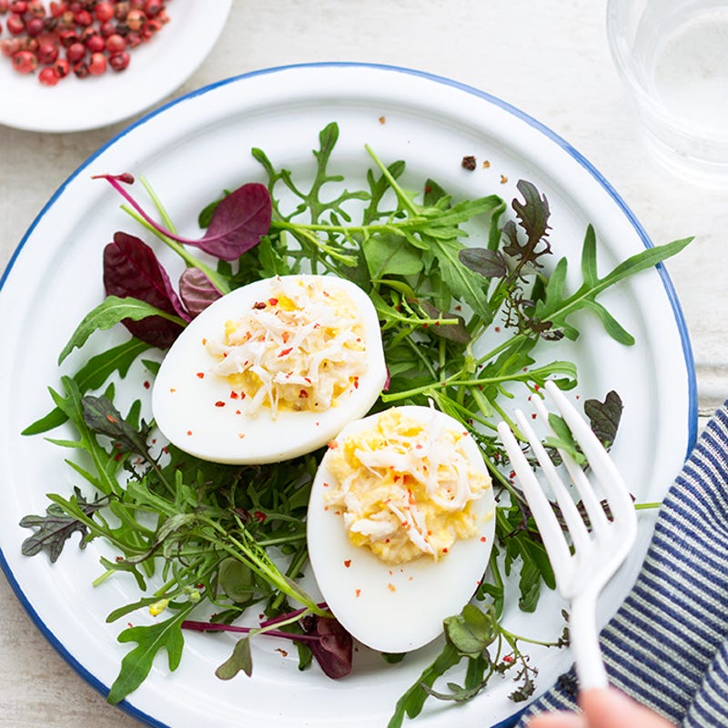 Oeufs farcis au crabe
