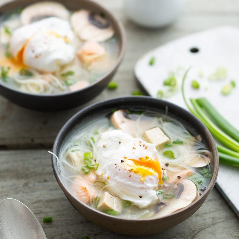 Soupe au tofu et à l’œuf