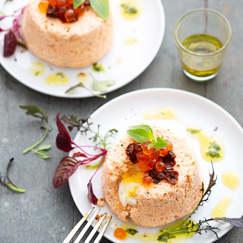 Mousse tofu et saumon