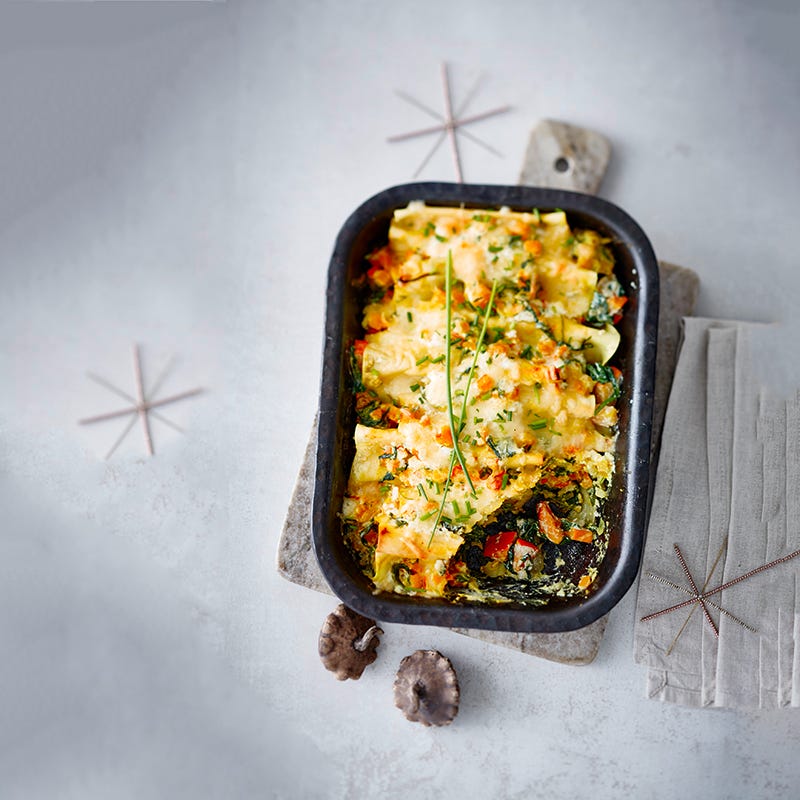 Photo de Cannellonis gratinés aux épinards et potiron prise par WW