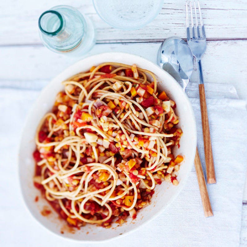 Spaghetti bolo veggie