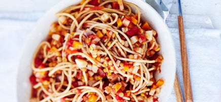 Spaghetti bolo veggie