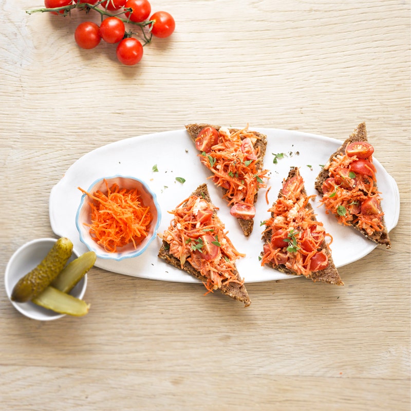 Tomaten-Karotten-Brot