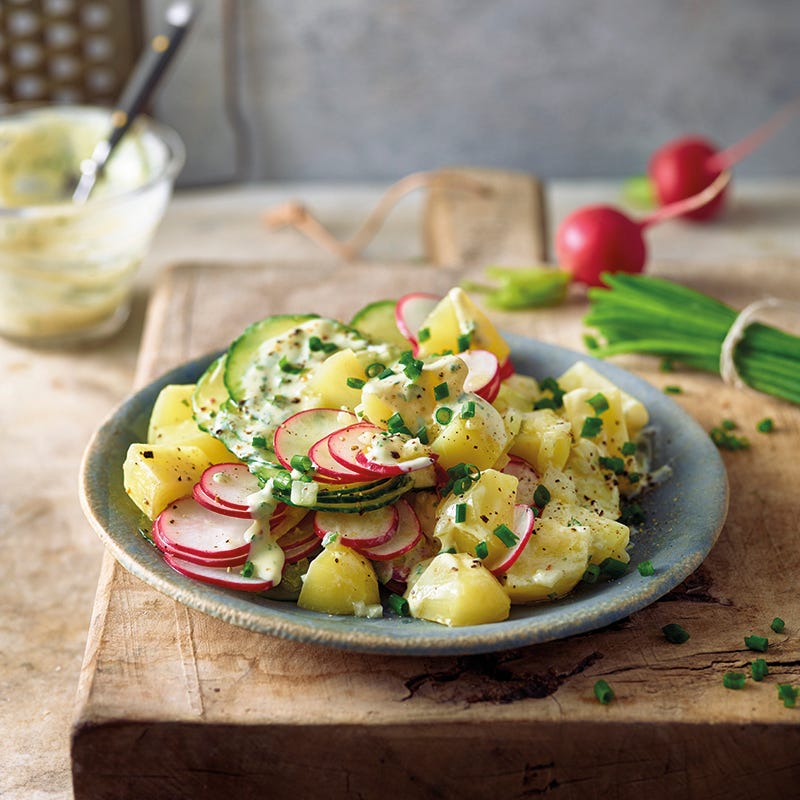 Aardappel-radijssalade
