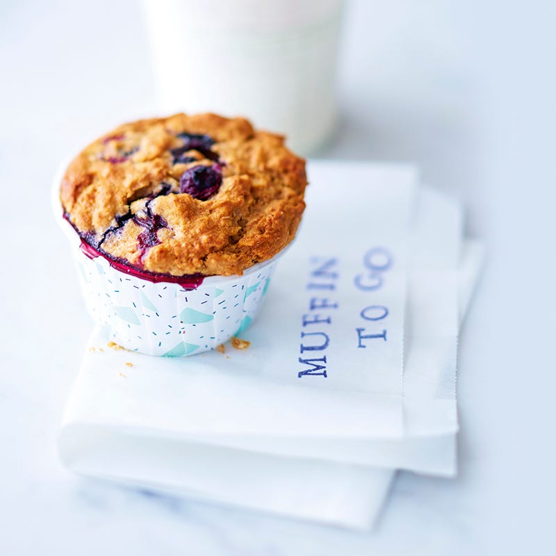 Foto van Blauwe bessen-mueslimuffins door WW