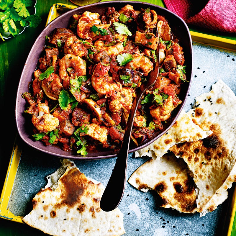 Garnelen-Gemüse-Curry