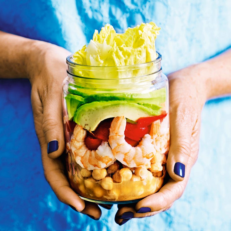 Garnelen-Avocado-Salat