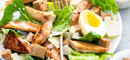 Salade Caesar à la dinde