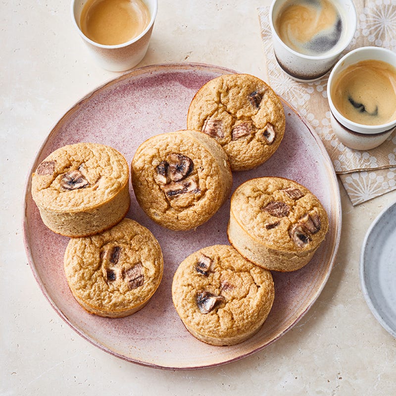 Pancakemuffins mit Bananen