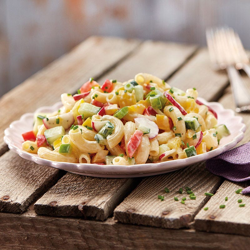 Bunter Hörnchennudelsalat