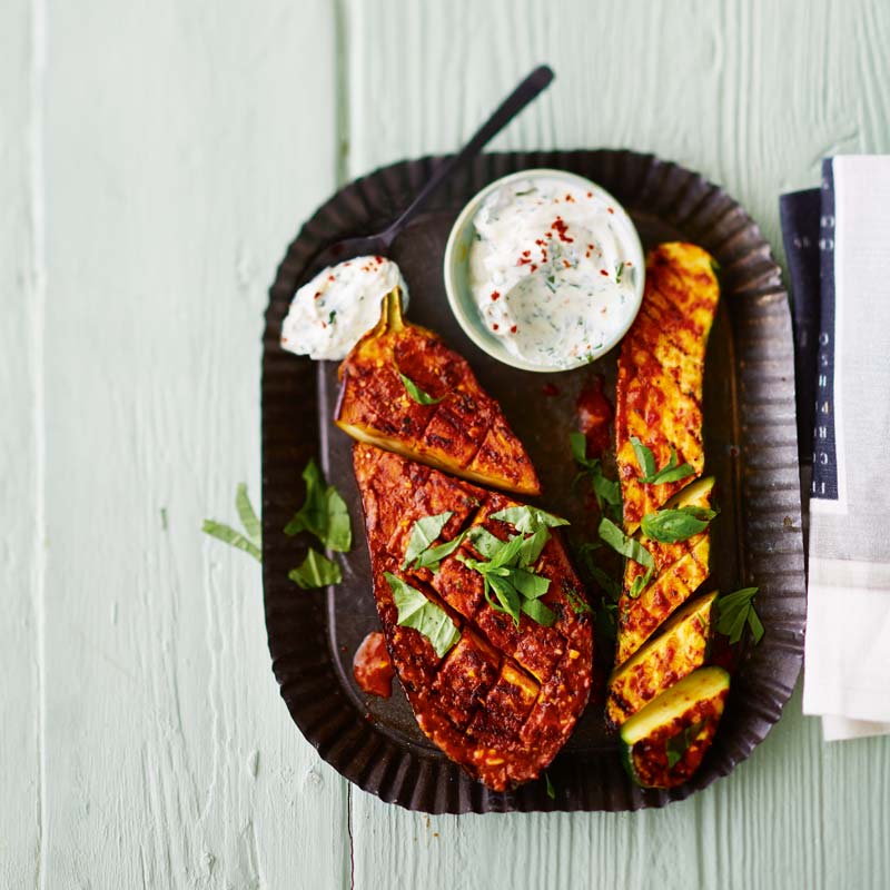 Grillade grönsaker med getostdippa - ViktVäktarna