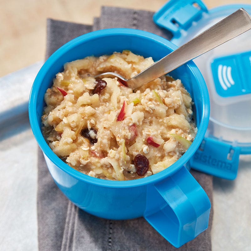 Apfel-Zimt-Porridge mit Rosinen