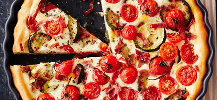 Tomaten-Zucchini-Tarte